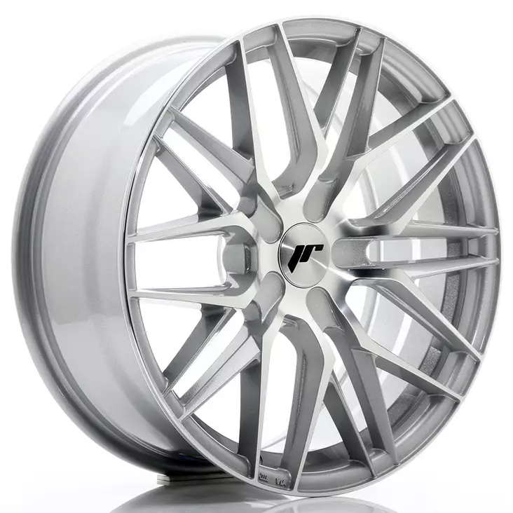 JR Wheels JR28 18x7,5 ET20-40 BLANK Silver Machined Face - Japan Racing vanteet - 5902211940807 - 1