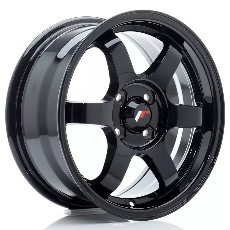 JR Wheels JR3 15x7 ET40 4x100 Gloss Black - Japan Racing vanteet - 5902211988687 - 1