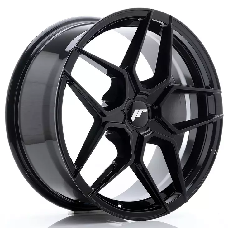 JR Wheels JR34 18x8 ET20-42 5H BLANK Glossy Black - Japan Racing vanteet - 5902211950677 - 1