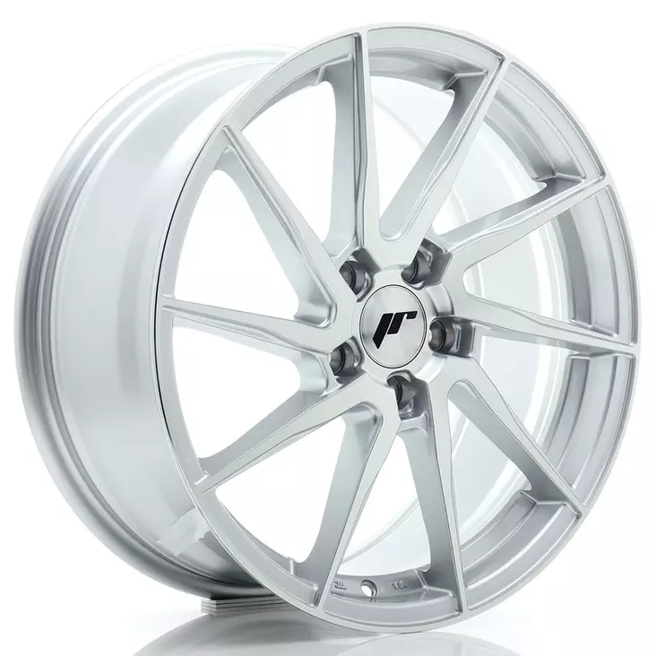 JR Wheels JR36 18x8 ET45 5x112 Silver Machined Face - Japan Racing vanteet - 5902211974727 - 1