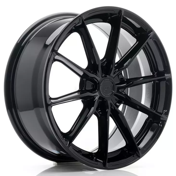 JR Wheels JR37 18x8 ET35 5x112 Gloss Black - Japan Racing vanteet - 5906871107907 - 1