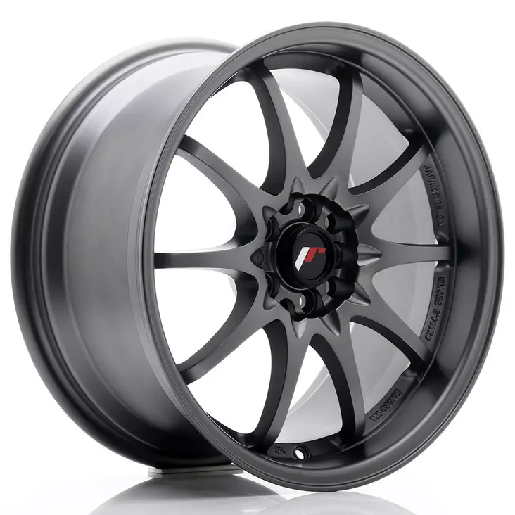 JR Wheels JR5 17x8,5 ET35 5x100/114,3 Matt Gun Metal - Japan Racing vanteet - 5902211907497 - 1