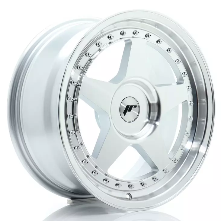 JR Wheels JR6 17x8 ET20-35 BLANK Silver Machined Face - Japan Racing vanteet - 5902211999287 - 1