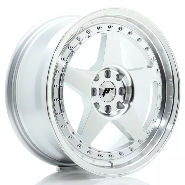 JR Wheels JR6 17x8 ET35 5x114/120 Silver Machined Face - Japan Racing vanteet - 5902211999317 - 1