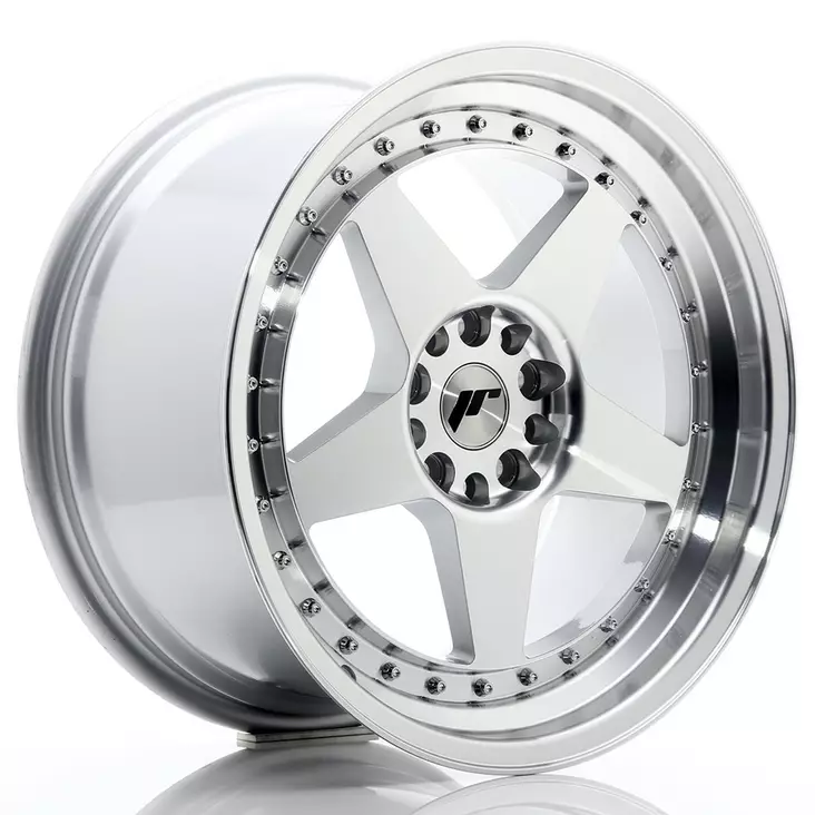 JR Wheels JR6 18x9,5 ET40 5x112/114,3 Silver Machined Face - Japan Racing vanteet - 5902211925187 - 1