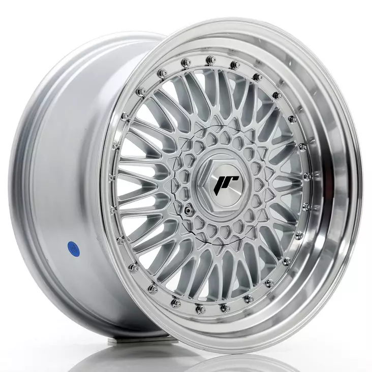 JR Wheels JR9 17x8,5 ET20 4x100/108 Silver w/ Machined Lip+Silver Rivets - Japan Racing vanteet - 5906871165167 - 1