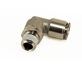 Paineilmaliitin 1/8" MNPT 1/4" letku 90 asteen kulma - Paineilmaliittimet ja sovitteet - paineil0017 - 1
