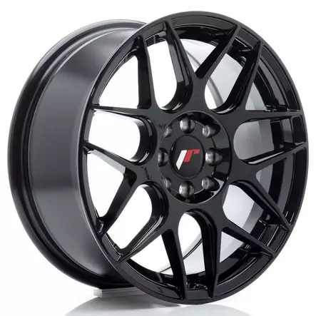 JR Wheels JR18 16x7 ET35 4x100/114,3 Gloss Black - Japan Racing vanteet - 5902211993568 - 1