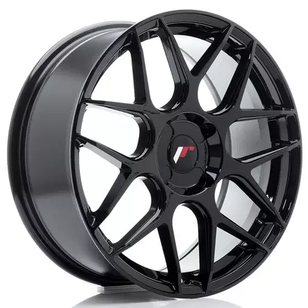 JR Wheels JR18 18x7,5 ET20-40 BLANK Gloss Black - Japan Racing vanteet - 5906871153218 - 1