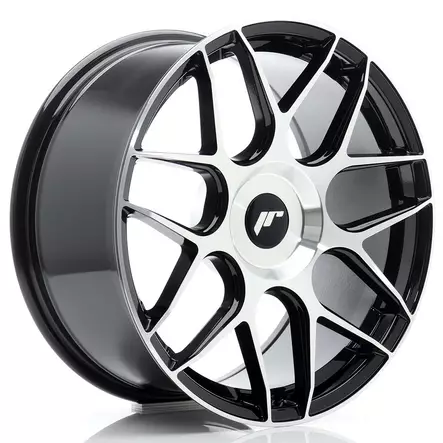 JR Wheels JR18 18x8,5 ET41 5x112 Black Machined - Japan Racing vanteet - 5906871114578 - 1