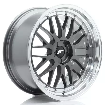 JR Wheels JR23 20x9,5 ET20-35 5H BLANK Hyper Gray w/Machined Lip - Japan Racing vanteet - 5902211995678 - 1