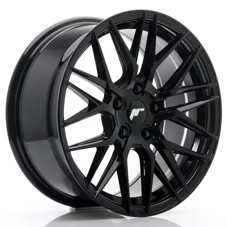 JR Wheels JR28 17x8 ET35 5x100 Glossy Black - Japan Racing vanteet - 5902211957898 - 1