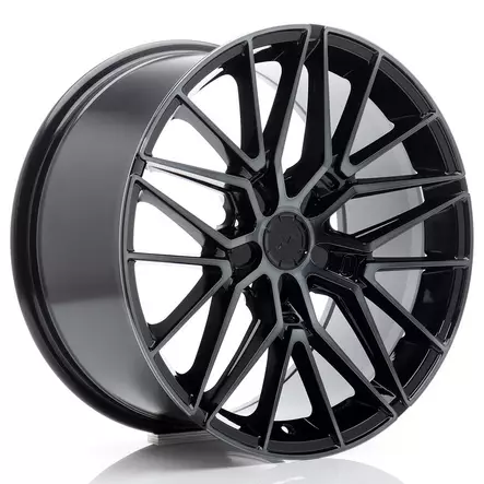 JR Wheels JR38 18x9 ET20-45 5H BLANK Black Machined w/Tinted Face - Japan Racing vanteet - 5902211974208 - 1