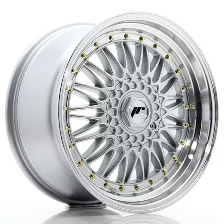 JR Wheels JR9 18x9 ET20-40 BLANK Silver w/Machined Lip - Japan Racing vanteet - 5902211942108 - 1
