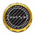 Concaver Premium Center Cap - Classic Carbon - Gold Anodized - Vanteiden keskikupit - 5906871153768 - 1