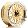 JR Wheels JR10 16x7 ET30 4x100/108 Gold w/Machined Lip - Japan Racing vanteet - 5902211912668 - 1