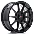 JR Wheels JR11 17x7 ET20-38 BLANK Gloss Black - Japan Racing vanteet - 5906871153188 - 1