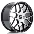 JR Wheels JR18 18x8,5 ET41 5x112 Black Machined - Japan Racing vanteet - 5906871114578 - 1