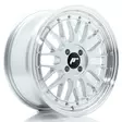 JR Wheels JR23 17x8 ET35 4x100 Hyper Silver w/Machined Lip - Japan Racing vanteet - 5902211995098 - 1