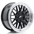 JR Wheels JR23 17x8 ET35 5x120 Gloss Black w/Machined Lip - Japan Racing vanteet - 5902211995128 - 1