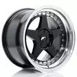 JR Wheels JR6 17x10 ET0-20 5H BLANK Gloss Black w/Machined Lip - Japan Racing vanteet - 5902211999218 - 1