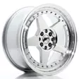 JR Wheels JR6 17x8 ET35 4x100/114 Silver Machined Face - Japan Racing vanteet - 5902211924708 - 1