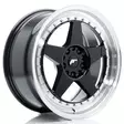 JR Wheels JR6 18x8,5 ET22 5x114,3/120 Gloss Black w/Machined Lip - Japan Racing vanteet - 5902211999508 - 1