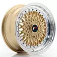 JR Wheels JR9 15x7 ET20 BLANK Gold w/Machined Lip - Japan Racing vanteet - 5902211919568 - 1