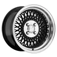 Klutch SL1 15x8,5 ET17 4x100 Gloss Black w/ Machined Lip - Klutch vanteet - 5906871106078 - 1