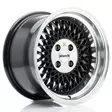Klutch SL1 16x8 ET15 4x100 Gloss Black w/ Machined Lip - Klutch vanteet - 5906871106108 - 2