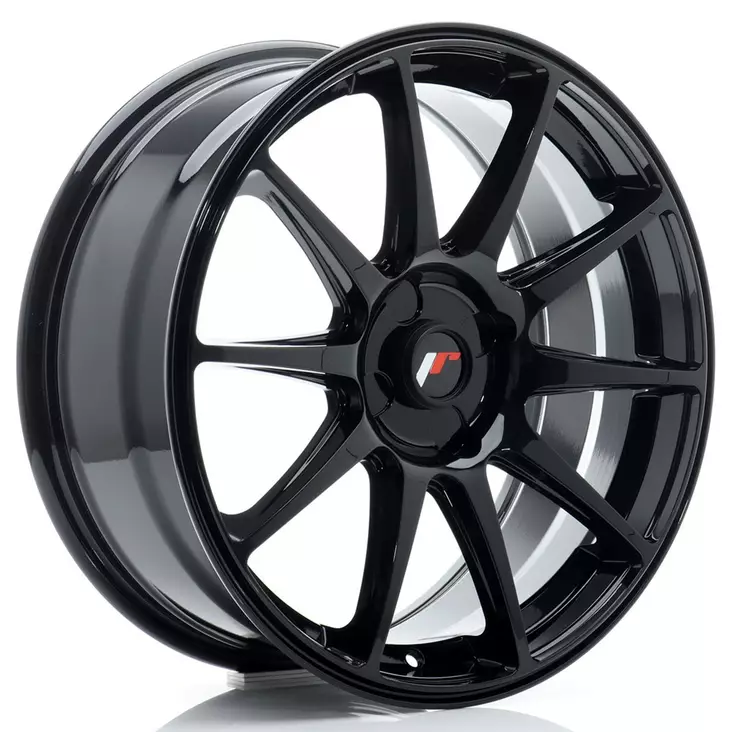 JR Wheels JR11 18x7,5 ET20-40 4H BLANK Gloss Black - Japan Racing vanteet - 5902211997788 - 1