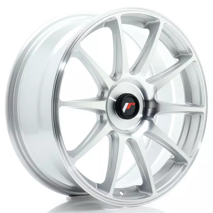 JR Wheels JR11 18x7,5 ET40 5x108 Silver Machined - Japan Racing vanteet - 5906871176828 - 1