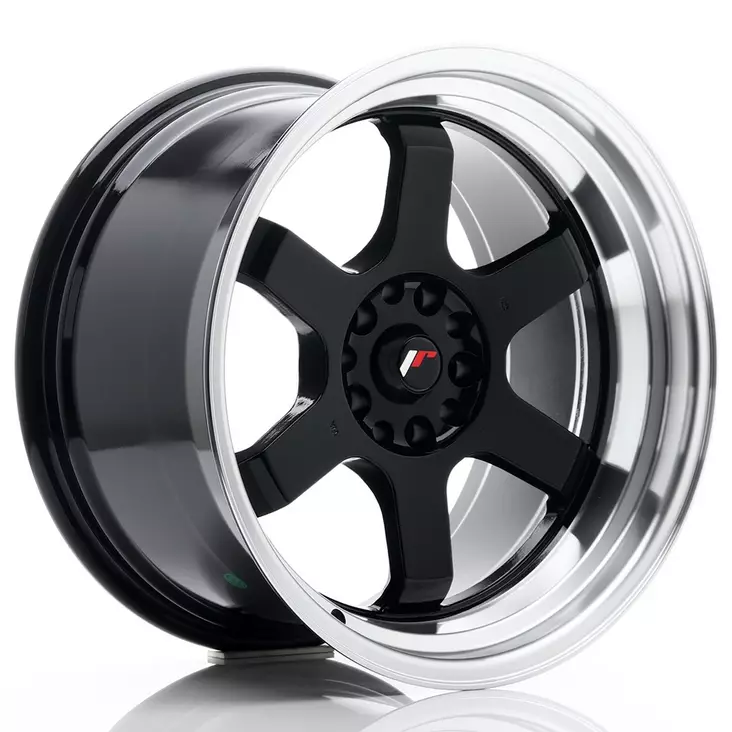 JR Wheels JR12 18x10 ET20 5x114/120 Gloss Black - Japan Racing vanteet - 5902211906858 - 1