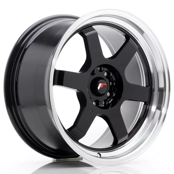 JR Wheels JR12 18x9 ET25 5x114/120 Gloss Black - Japan Racing vanteet - 5902211906988 - 1