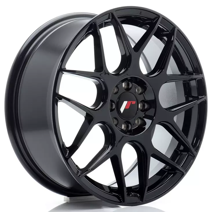 JR Wheels JR18 17x7 ET40 4x100/114,3 Gloss Black - Japan Racing vanteet - 5902211993698 - 1