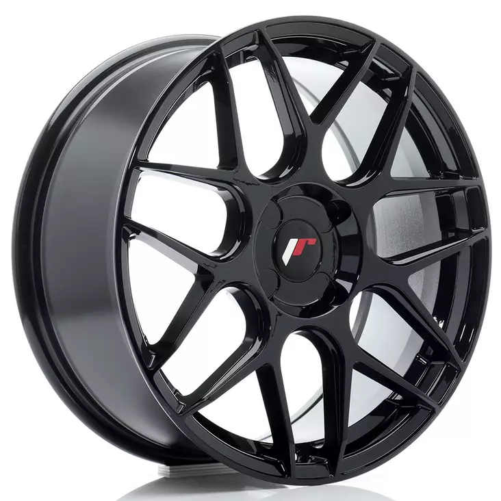 JR Wheels JR18 18x7,5 ET20-40 4H BLANK Gloss Black - Japan Racing vanteet - 5902211993858 - 1