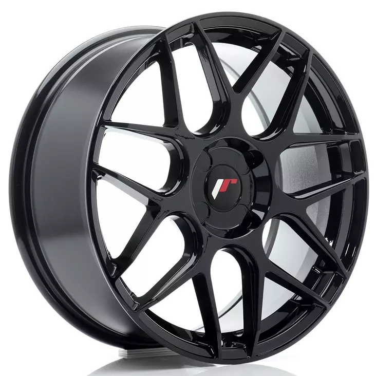 JR Wheels JR18 18x7,5 ET20-40 BLANK Gloss Black - Japan Racing vanteet - 5906871153218 - 1