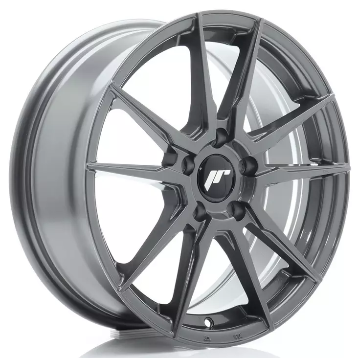 JR Wheels JR21 17x7 ET40 5x100 Hyper Gray - Japan Racing vanteet - 5902211995838 - 1