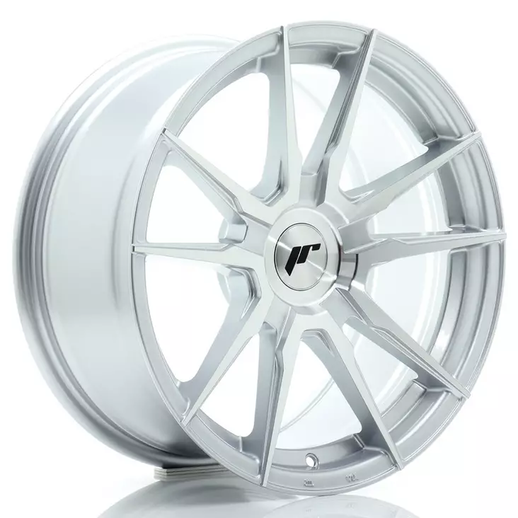 JR Wheels JR21 17x8 ET20-35 BLANK Silver Machined - Japan Racing vanteet - 5902211995968 - 1