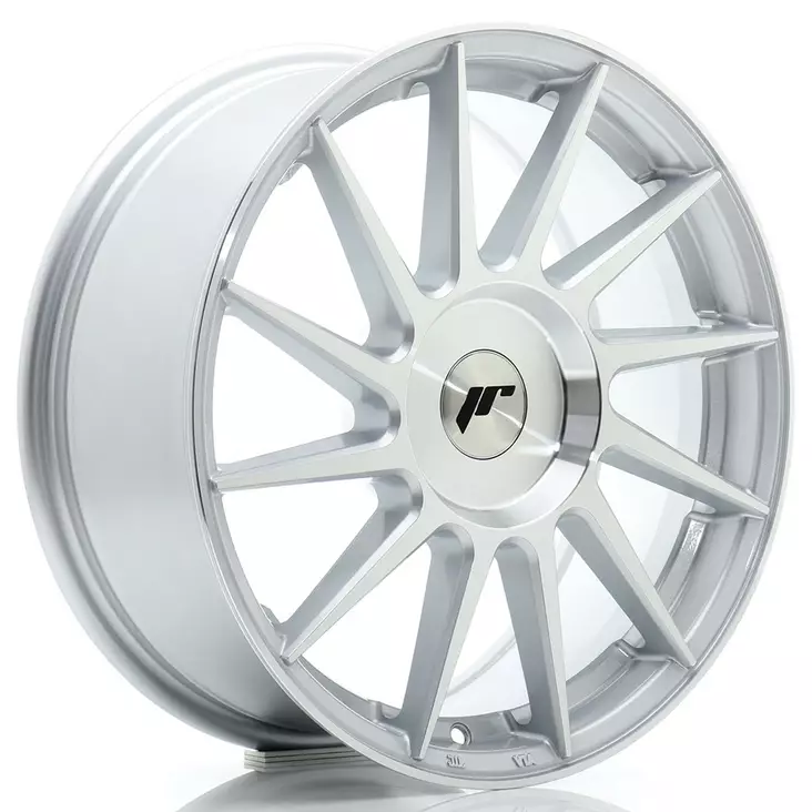 JR Wheels JR22 17x8 ET20-45 BLANK Silver Machined Face - Japan Racing vanteet - 5902211974048 - 1
