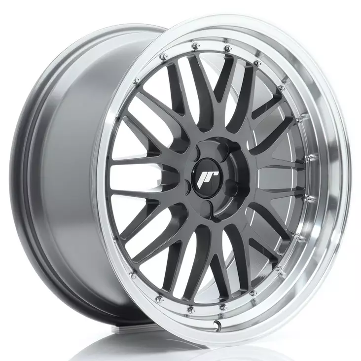 JR Wheels JR23 20x9,5 ET20-35 5H BLANK Hyper Gray w/Machined Lip - Japan Racing vanteet - 5902211995678 - 1