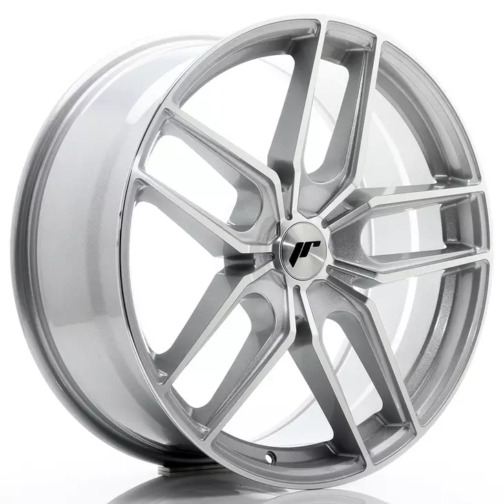JR Wheels JR25 20x8,5 ET20-40 5H BLANK Silver Machined Face - Japan Racing vanteet - 5902211926108 - 1