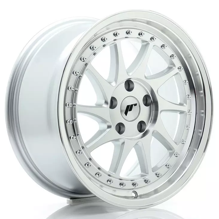 JR Wheels JR26 17x8 ET35 5x112 Silver Machined Face - Japan Racing vanteet - 5902211976318 - 1