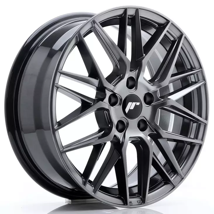 JR Wheels JR28 17x7 ET40 5x114,3 Hyper Black - Japan Racing vanteet - 5902211946298 - 1