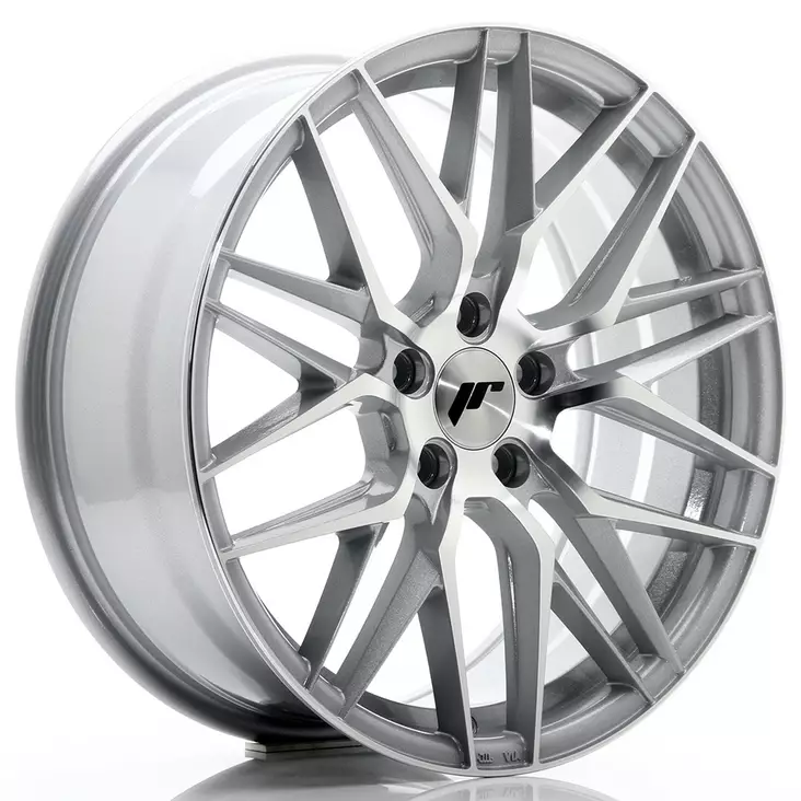 JR Wheels JR28 18x7,5 ET40 5x112 Silver Machined Face - Japan Racing vanteet - 5902211940838 - 1