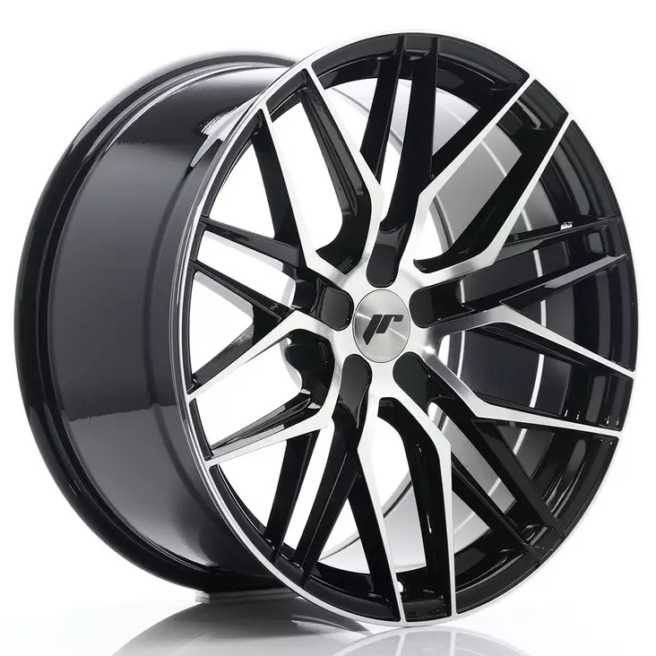 JR Wheels JR28 20x10 ET20-40 5H BLANK Gloss Black Machined Face - Japan Racing vanteet - 5902211929338 - 1