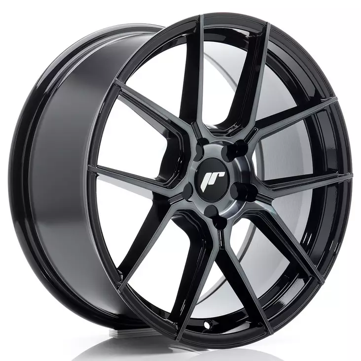 JR Wheels JR30 18x8 ET20-40 5H BLANK Black Machined w/Tinted Face - Japan Racing vanteet - 5902211915478 - 1