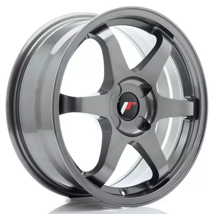 JR Wheels JR3 17x7 ET20-42 4H BLANK Gun Metal - Japan Racing vanteet - 5902211989028 - 1