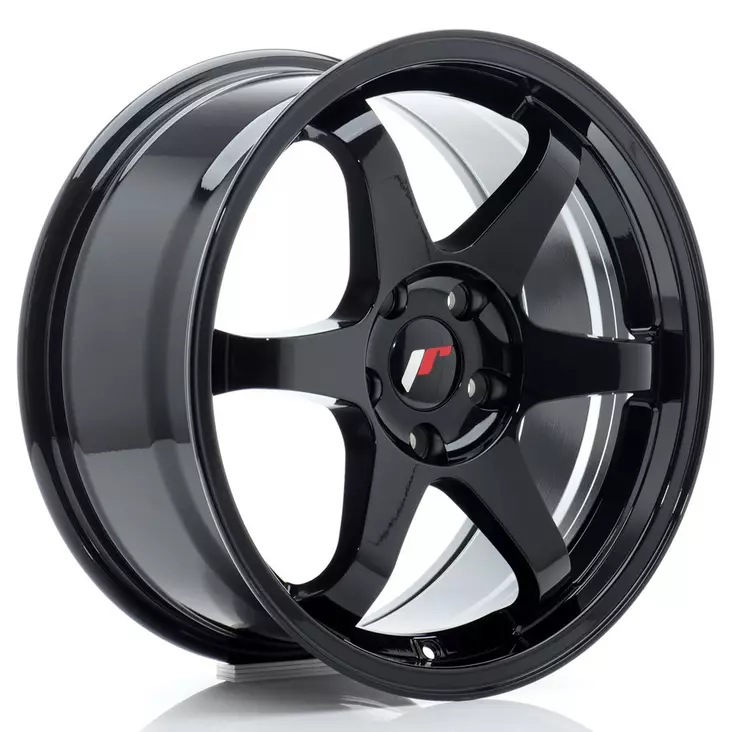 JR Wheels JR3 17x8 ET35 4x100 Gloss Black - Japan Racing vanteet - 5902211998648 - 1