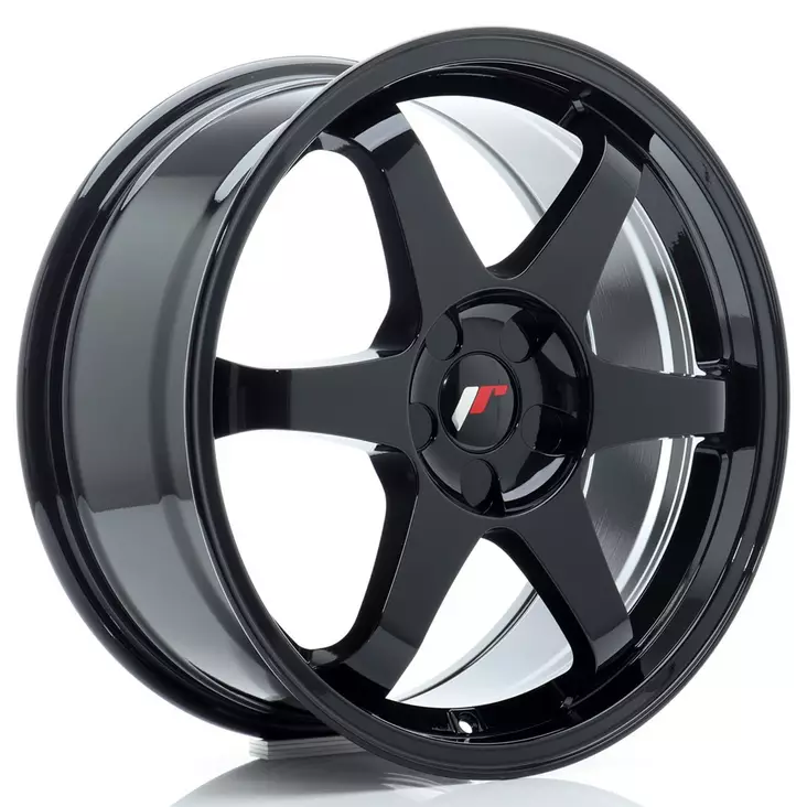 JR Wheels JR3 18x8 ET20-45 5H BLANK Gloss Black - Japan Racing vanteet - 5902211989288 - 1